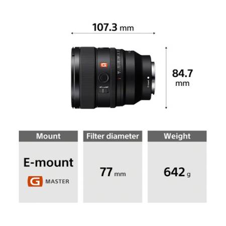 Sony FE 85mm F1.4 GM II - obiektyw stałoogniskowy, mocowanie Sony E_4